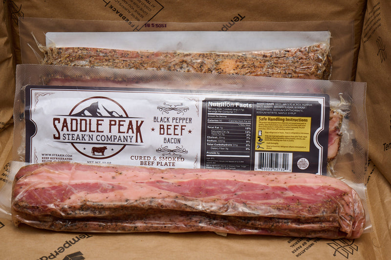 Black Pepper Beef Bacon 12 oz - 3PK